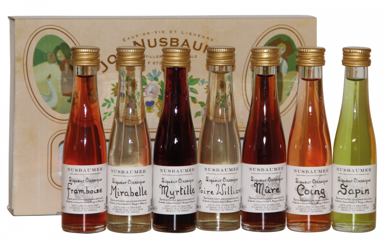 Coffret 7 Liqueurs 3cl Je consomme