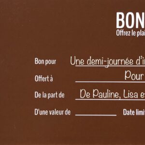 BON CADEAU pour une demi-journée de vannerie