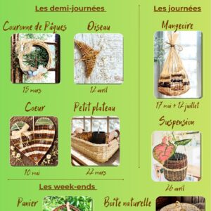 Programme des ateliers de vannerie
