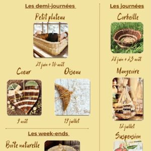 Programme des ateliers de vannerie