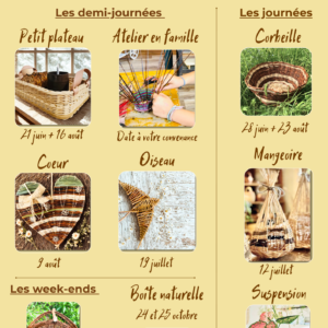 Programme des ateliers de vannerie